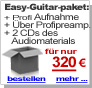 easyguitar paket für gitarrenaufnahmen über avalon preamp 320 euro